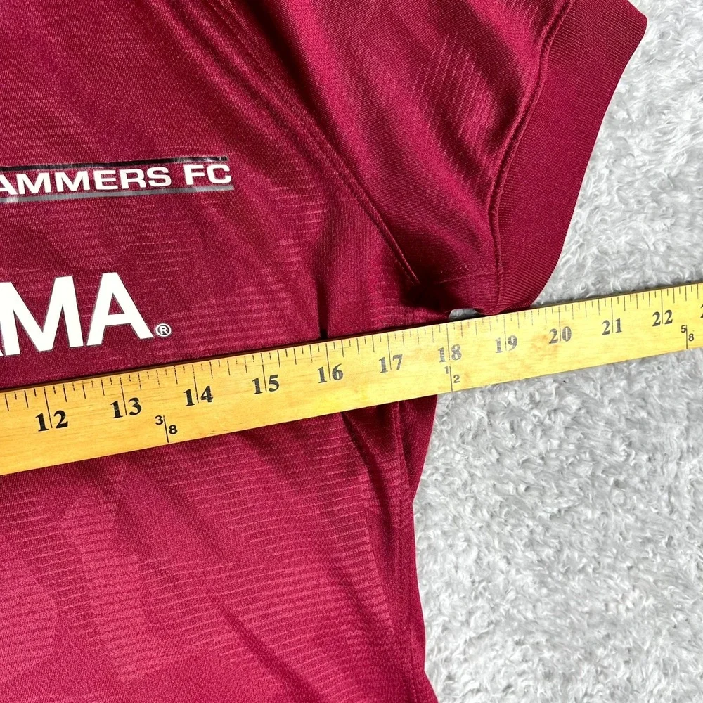 CDA Slammers FC Jersey Womens Medium Maroon Nike Soccer Yokohama Bina #9 Dri Fit